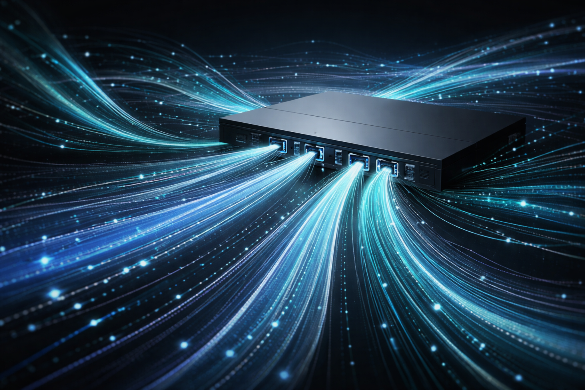 Global network monitoring scene
